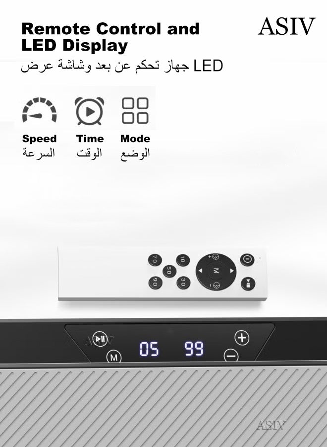 أسيف جهاز تمرين لوحة الاهتزاز للاستخدام المنزلي للجنسين لفقدان الدهون وتشكيل الجسم | موتور هادئ + تعديل متعدد السرعات | منصة لحرق الدهون في الجسم بالكامل | معدات لياقة بدنية محمولة - Image 3